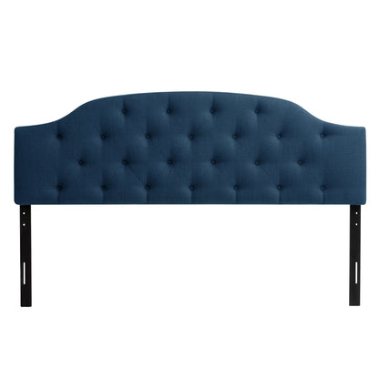 navy blue Diamond Tufted Headboard, King Calera Collection product image by CorLiving#color_navy-blue