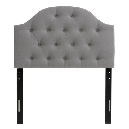 light grey Diamond Tufted Headboard, Twin / Single Calera Collection product image by CorLiving#color_light-grey
