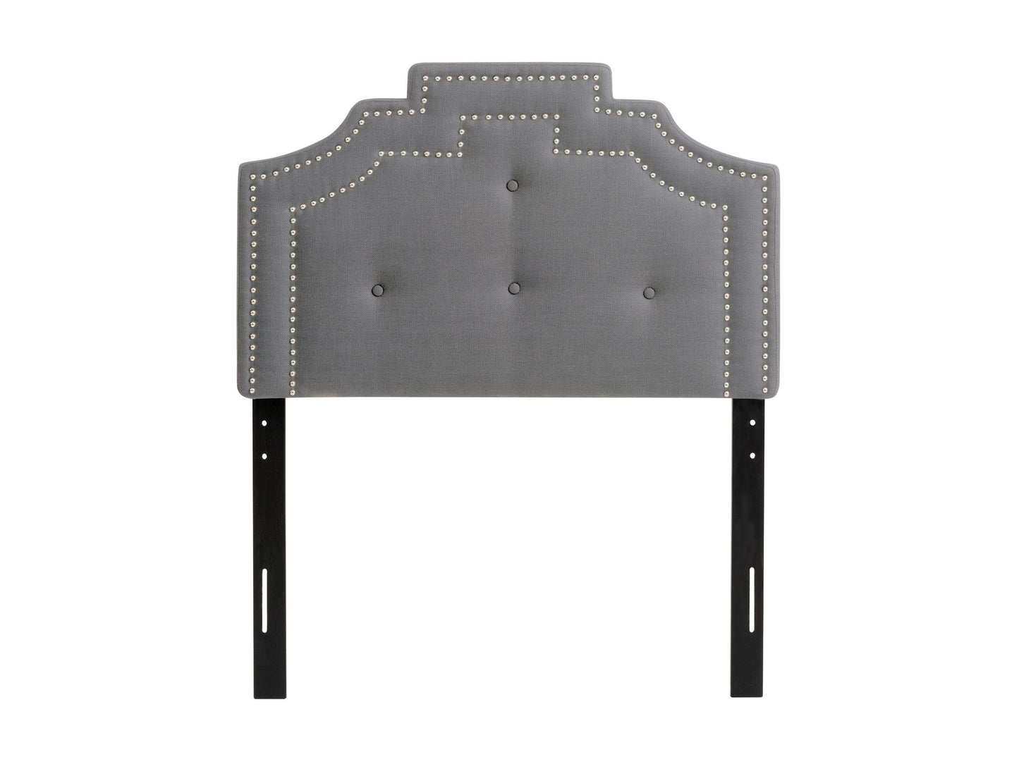 light grey Padded Headboard, Twin / Single Aspen Collection product image by CorLiving#color_light-grey