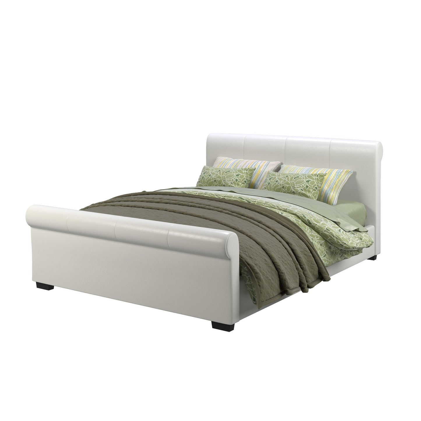 white Double / Full Bed San Antonio Collection product image by CorLiving#color_white