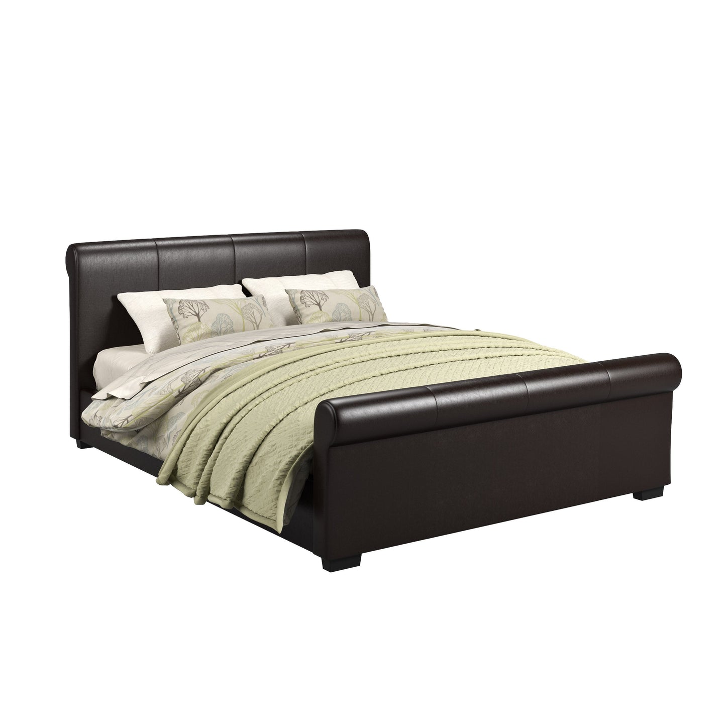 black Double / Full Bed San Antonio Collection product image by CorLiving#color_black