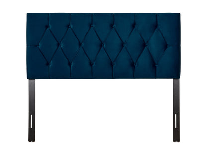 navy blue Velvet Headboard, Full / Double Catalina Collection product image by CorLiving#color_navy-blue