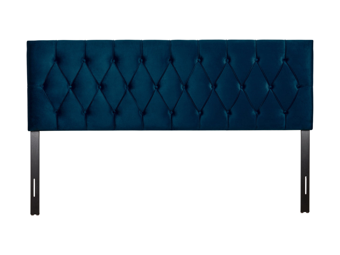 navy blue Velvet Headboard, King Catalina Collection product image by CorLiving#color_navy-blue