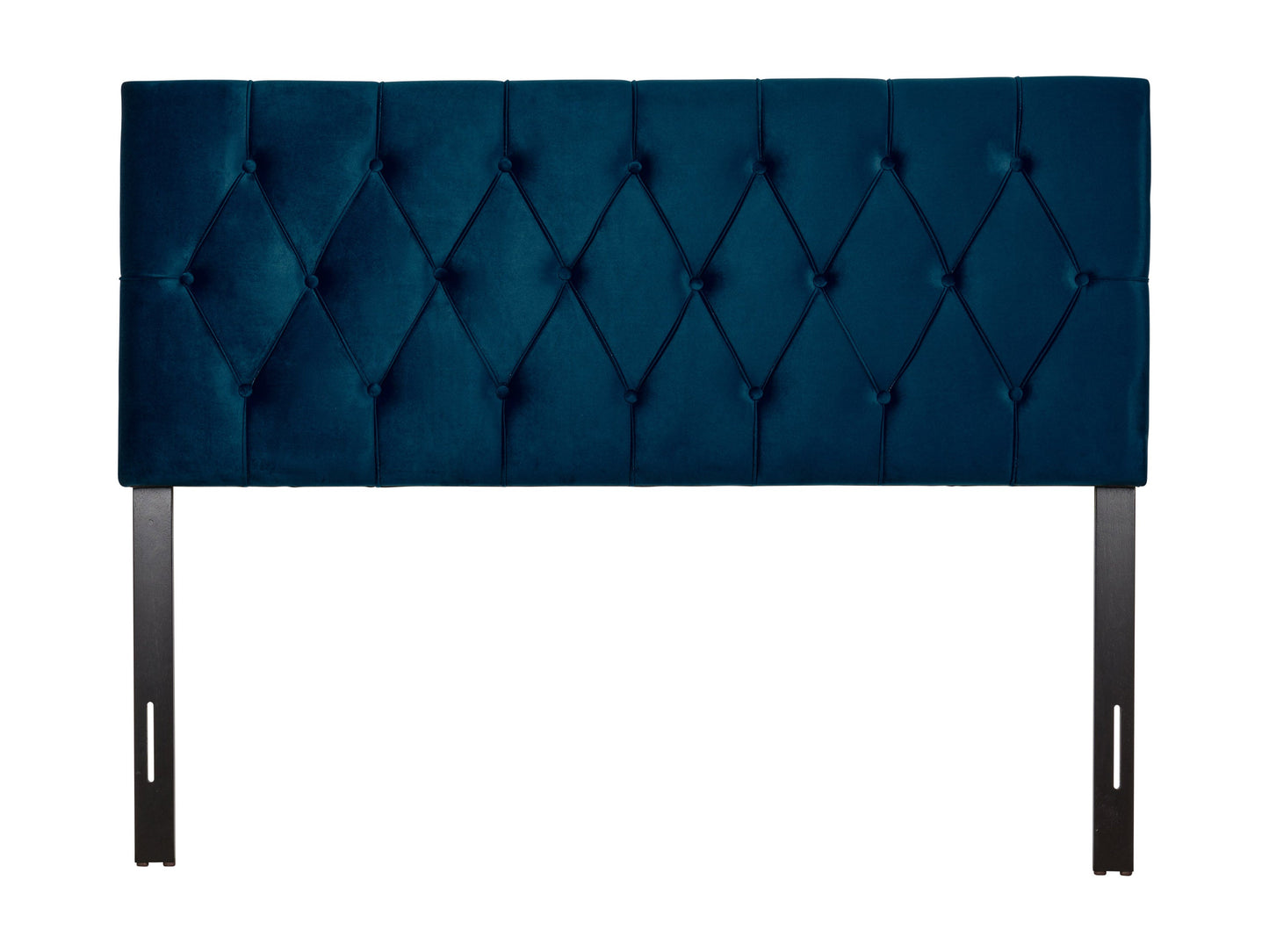 navy blue Velvet Headboard, Queen Catalina Collection product image by CorLiving#color_navy-blue