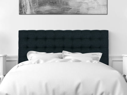 blue Modern Headboard, Queen Valencia Collection lifestyle scene by CorLiving#color_blue