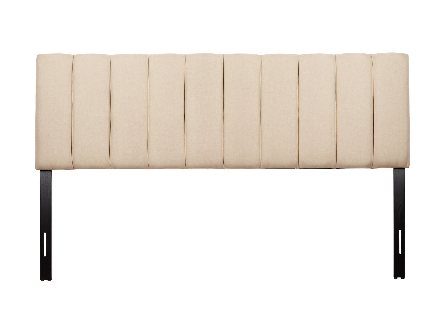 cream Panel Headboard, King Helena Collection product image by CorLiving#color_cream