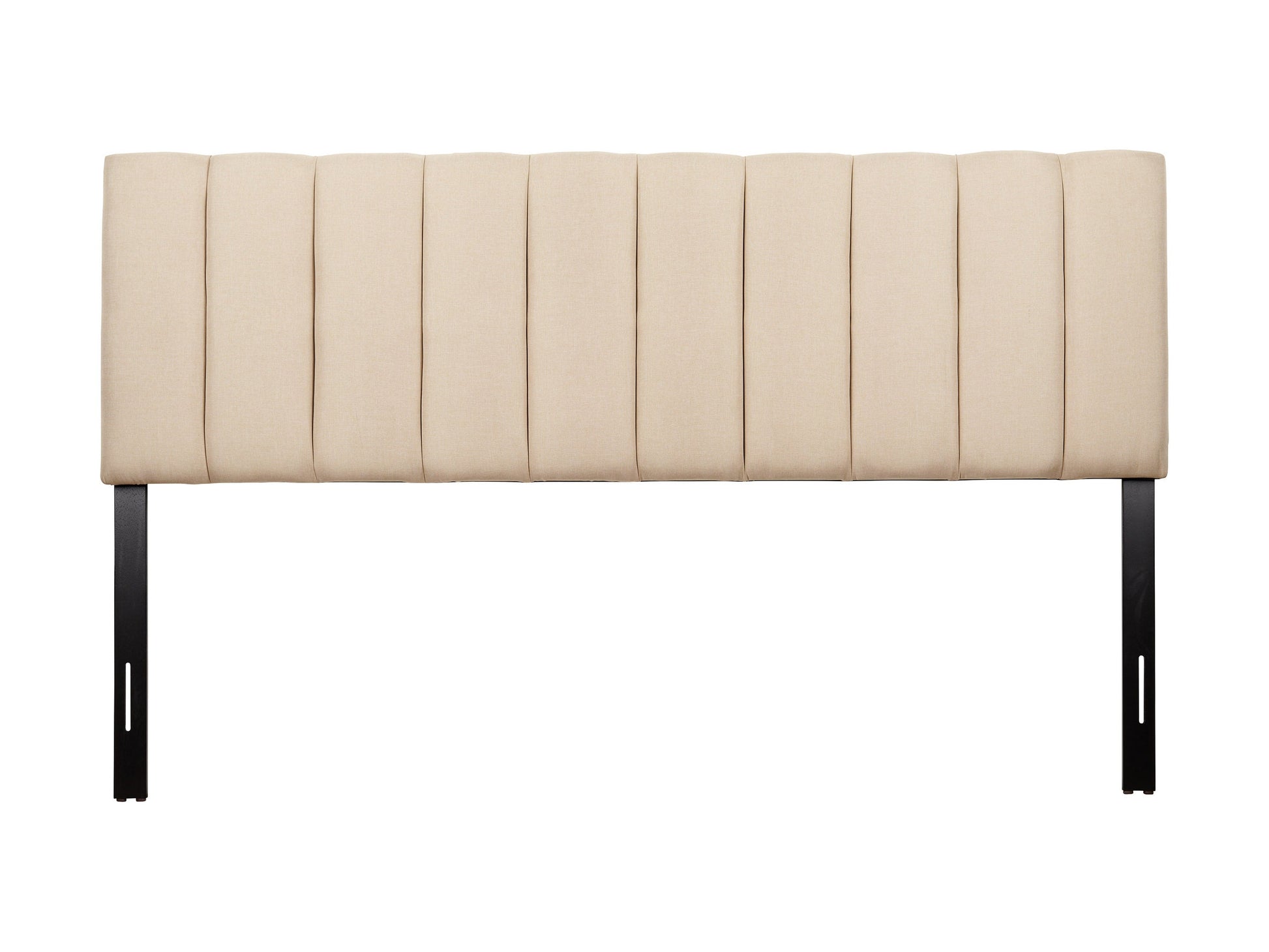 cream Panel Headboard, King Helena Collection product image by CorLiving#color_cream