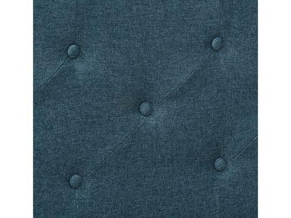 ocean blue Button Tufted Double / Full Bed Nova Ridge Collection detail image by CorLiving#color_nova-ridge-ocean-blue