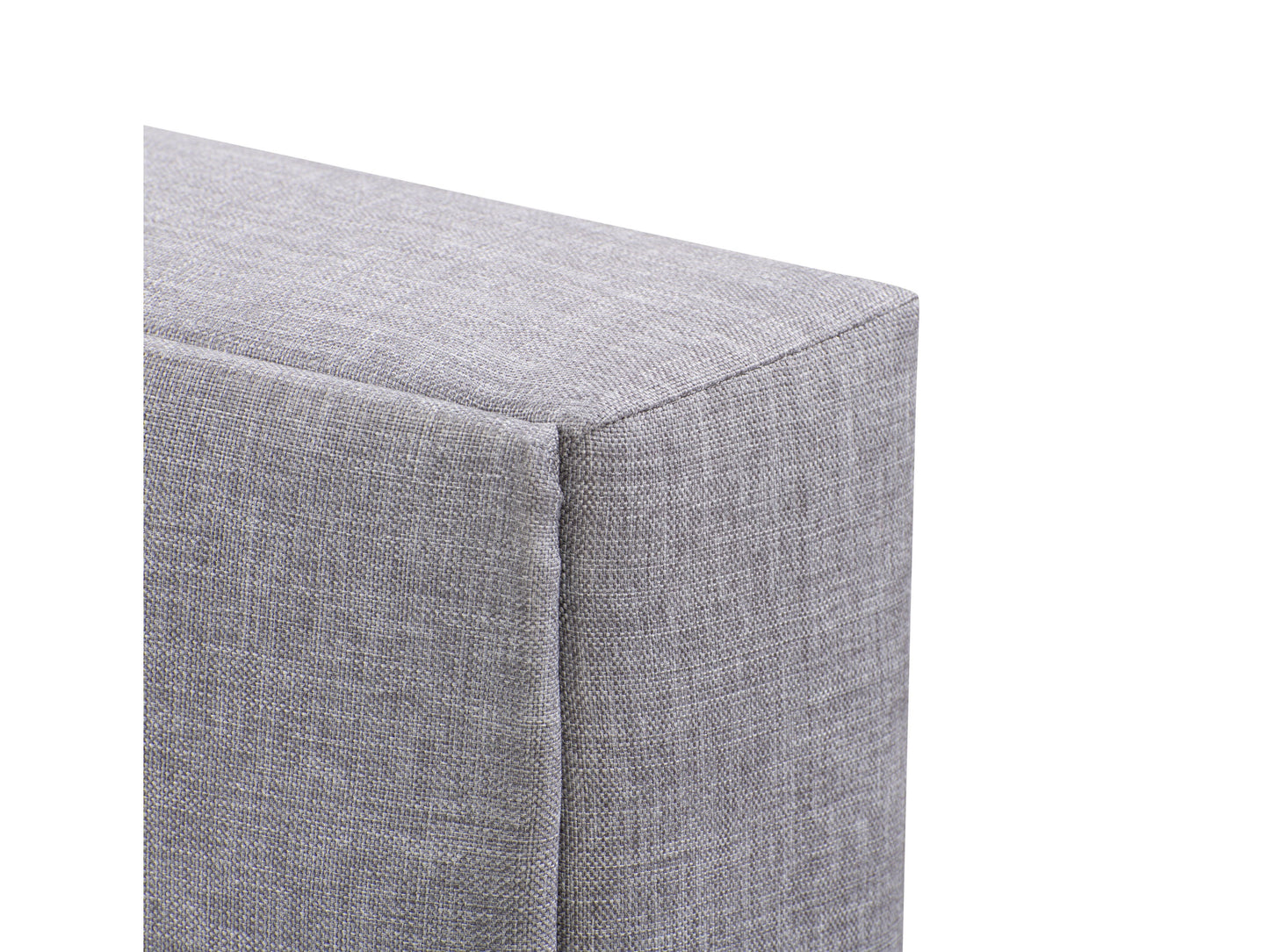 light grey Upholstered Double / Full Bed Bellevue Collection detail image by CorLiving#color_bellevue-light-grey