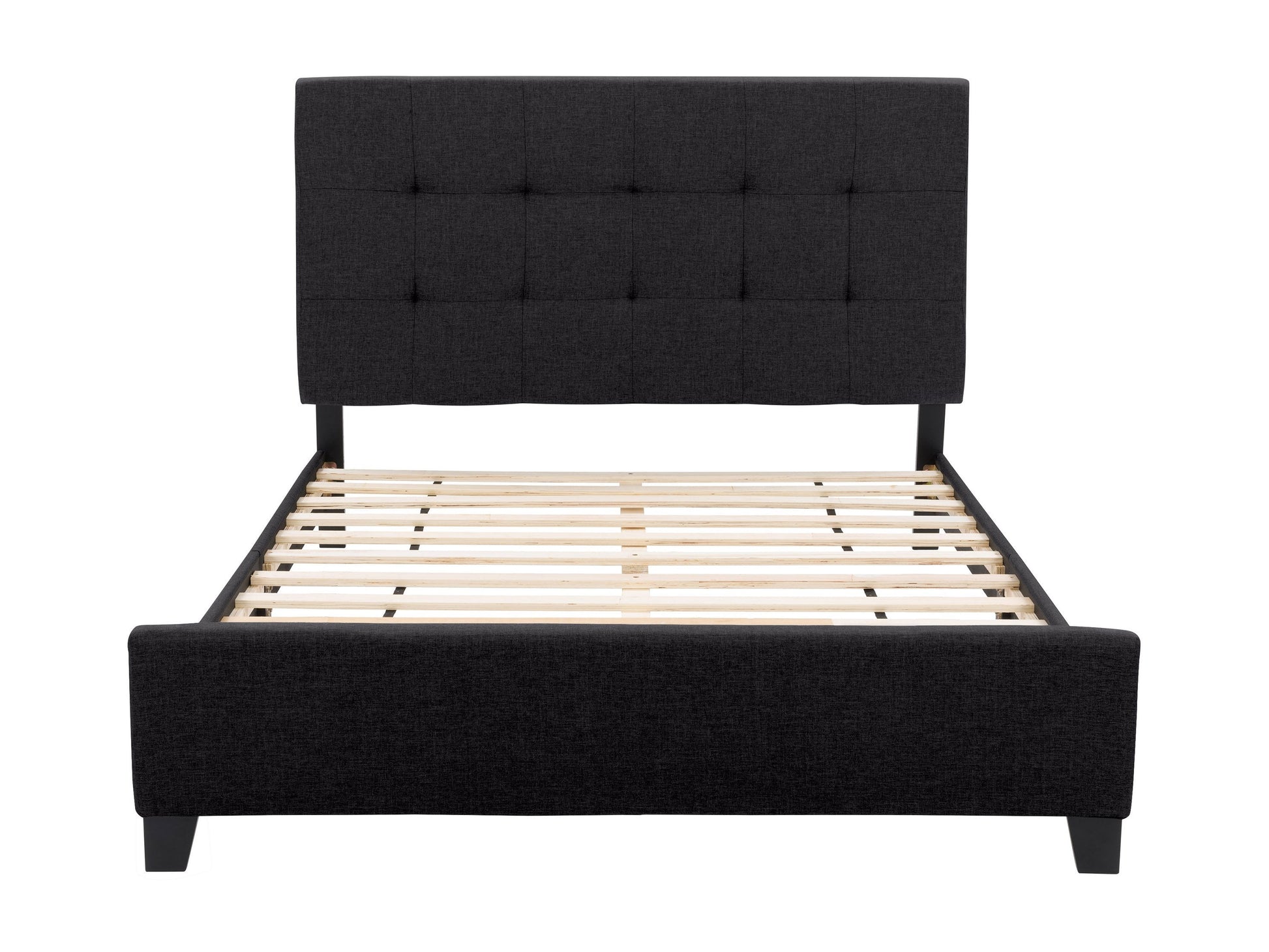 black Queen Panel Bed Ellery Collection product image by CorLiving#color_ellery-black