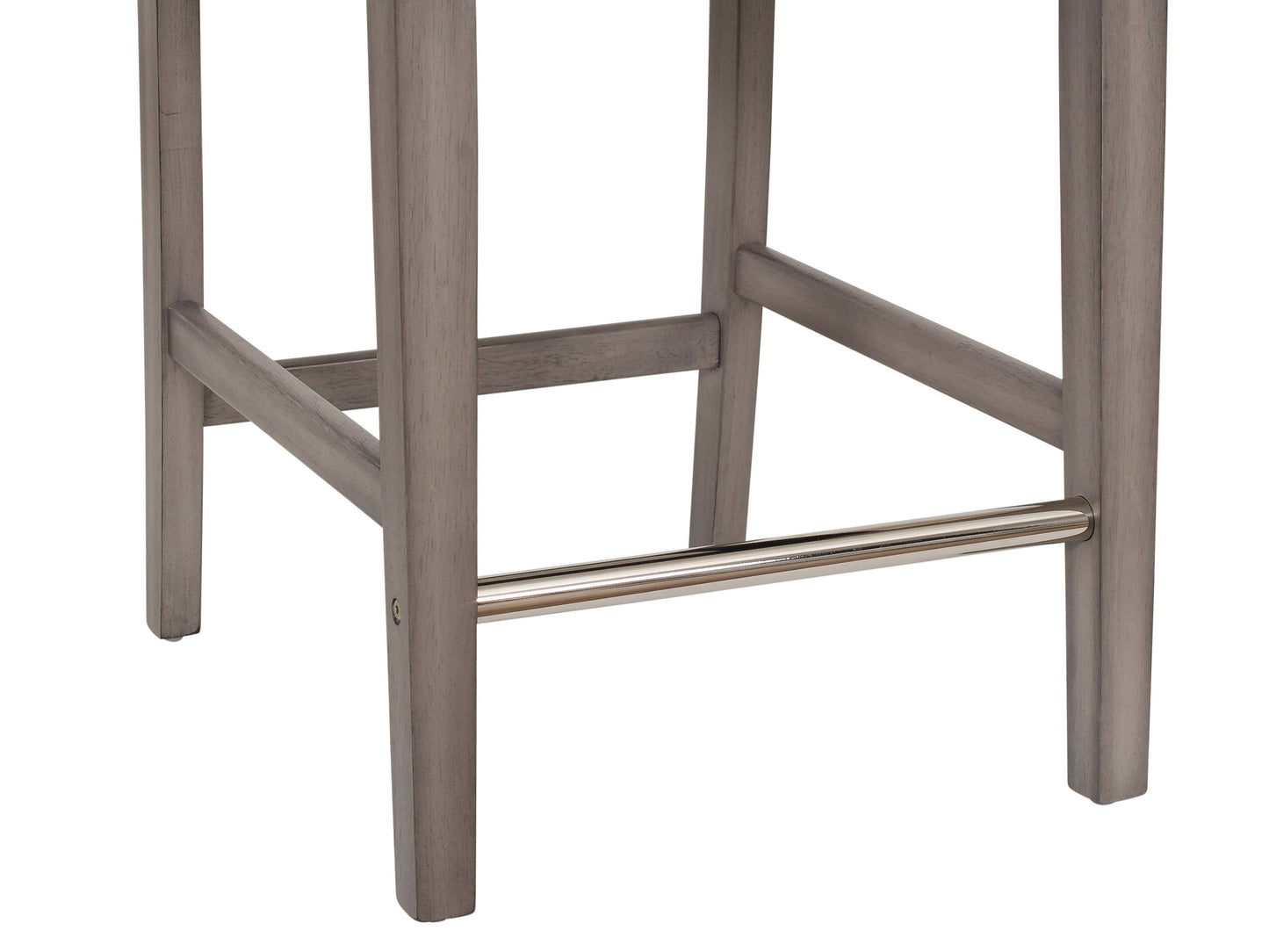 silver grey Wood Bar Stool Counter Height Leila Collection detail image by CorLiving#color_silver-grey