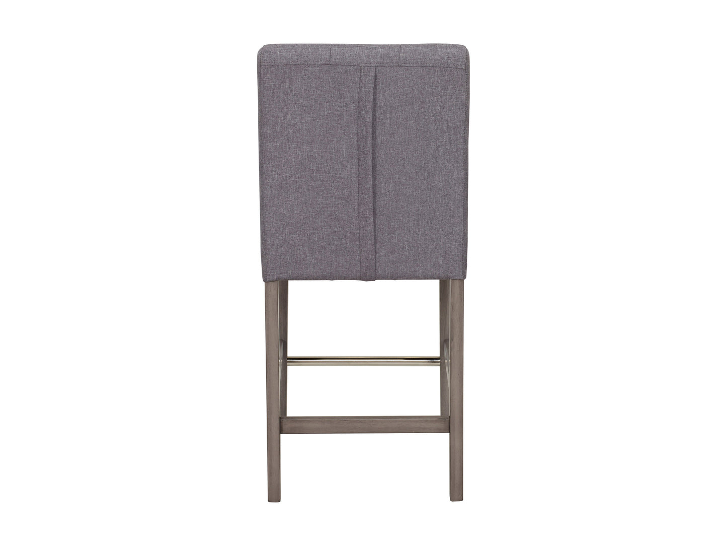 silver grey Wood Bar Stool Counter Height Leila Collection product image by CorLiving#color_silver-grey