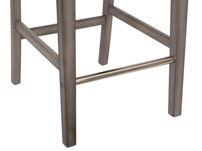 charcoal brown Wood Bar Stool Bar Height Leila Collection detail image by CorLiving#color_charcoal-brown