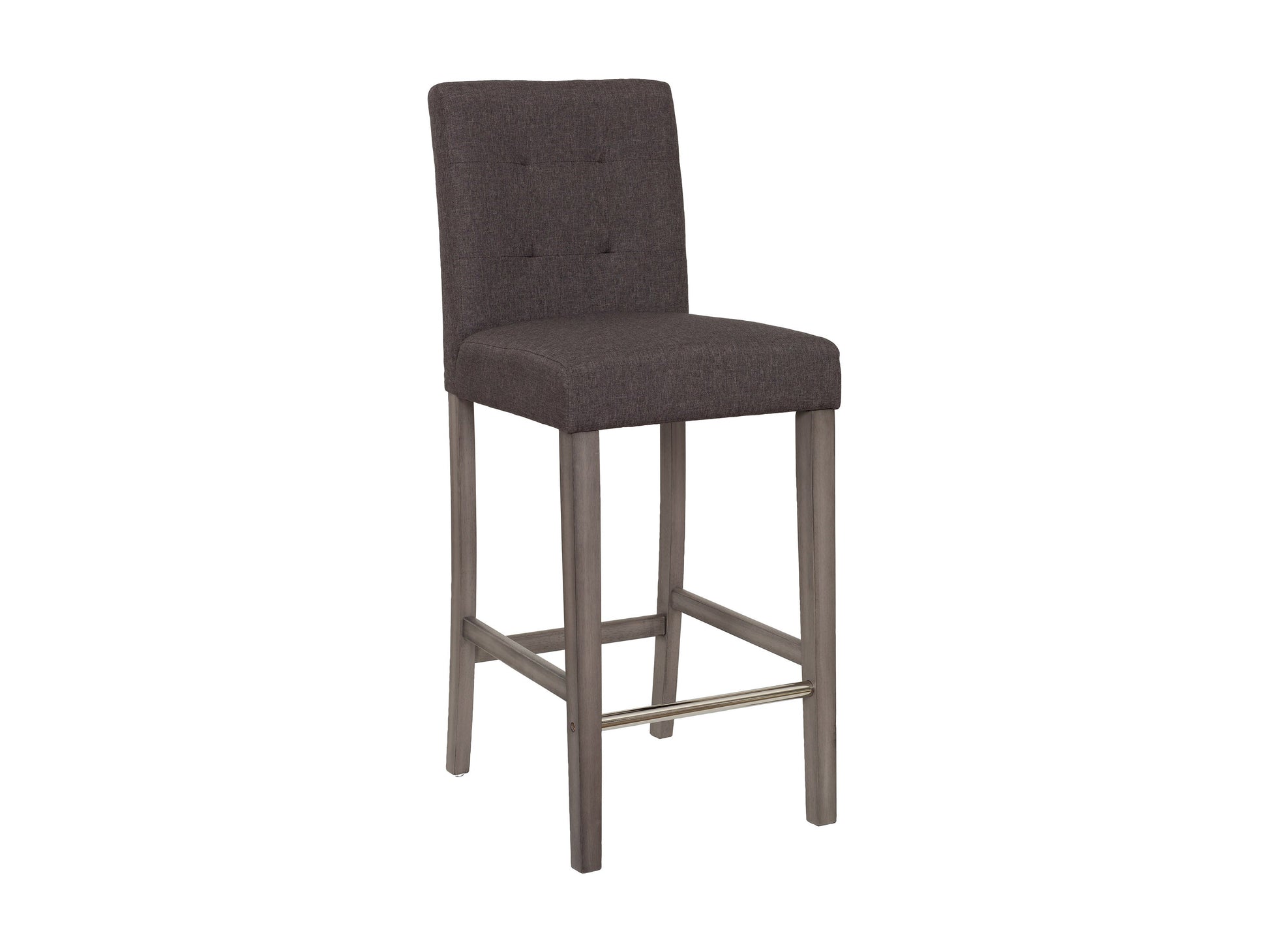 charcoal brown Wood Bar Stool Bar Height Leila Collection product image by CorLiving#color_charcoal-brown