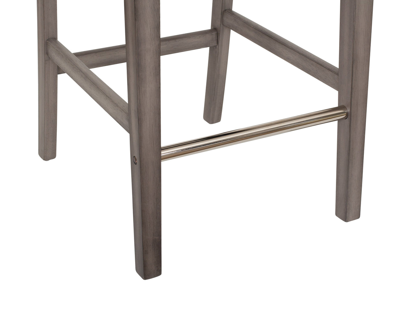 beige Wood Bar Stool Bar Height Leila Collection detail image by CorLiving#color_beige
