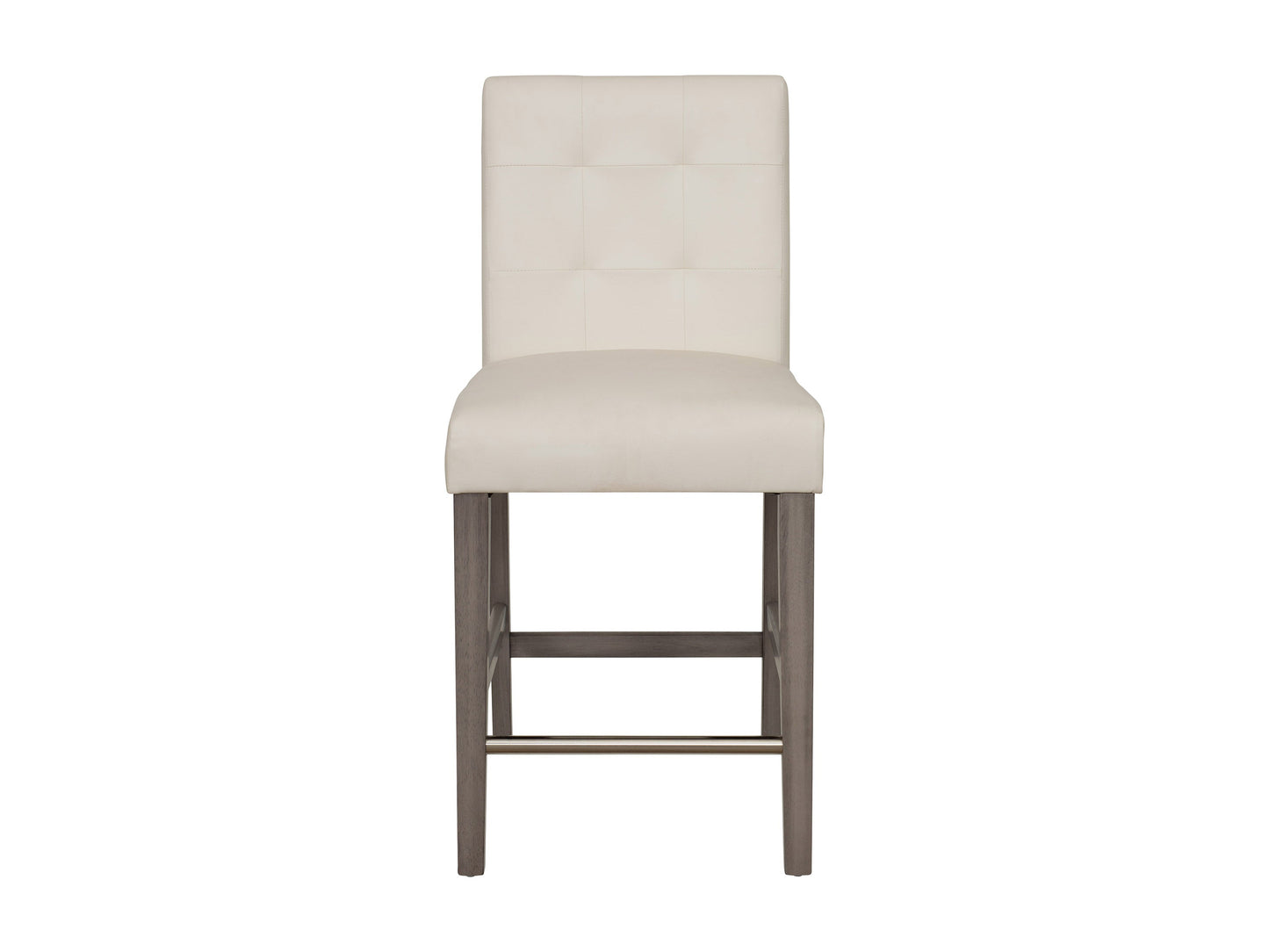 white Wood Bar Stool Counter Height Leila Collection product image by CorLiving#color_white