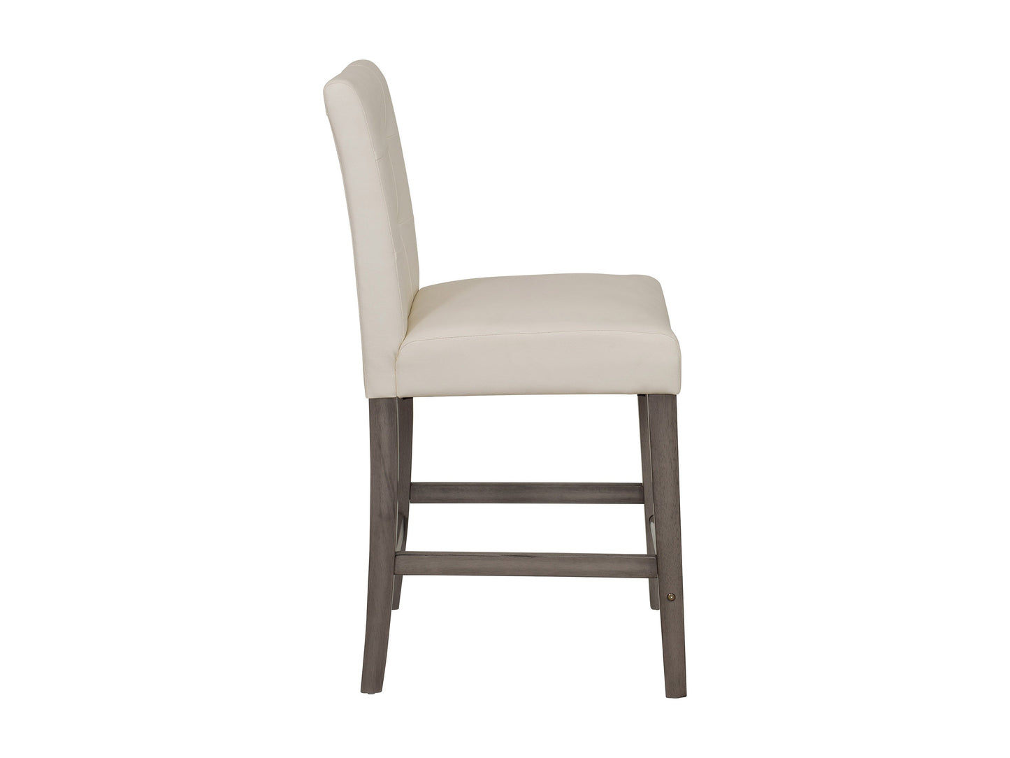 white Wood Bar Stool Counter Height Leila Collection product image by CorLiving#color_white