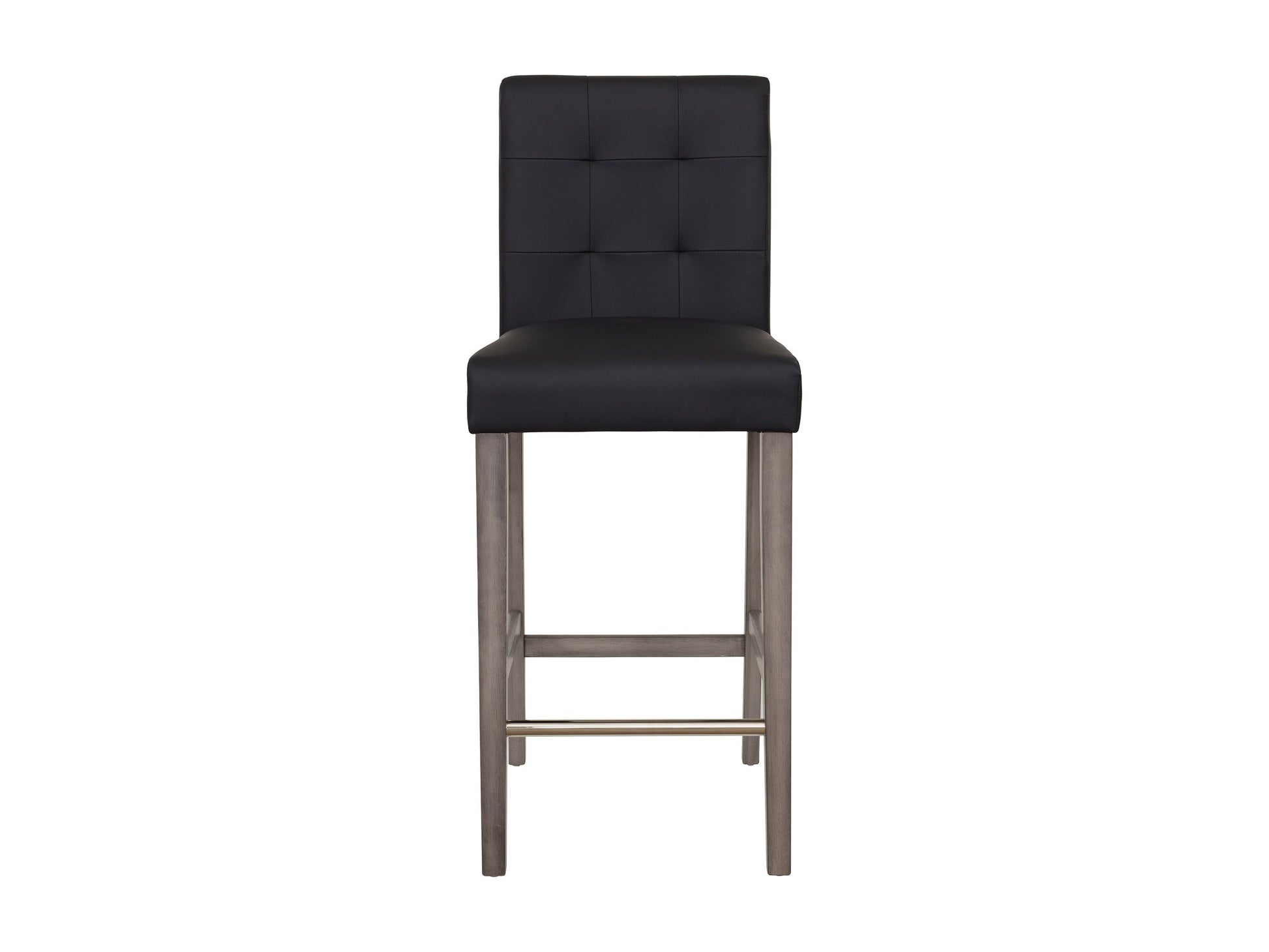 graphite black Wood Bar Stool Bar Height Leila Collection product image by CorLiving#color_graphite-black