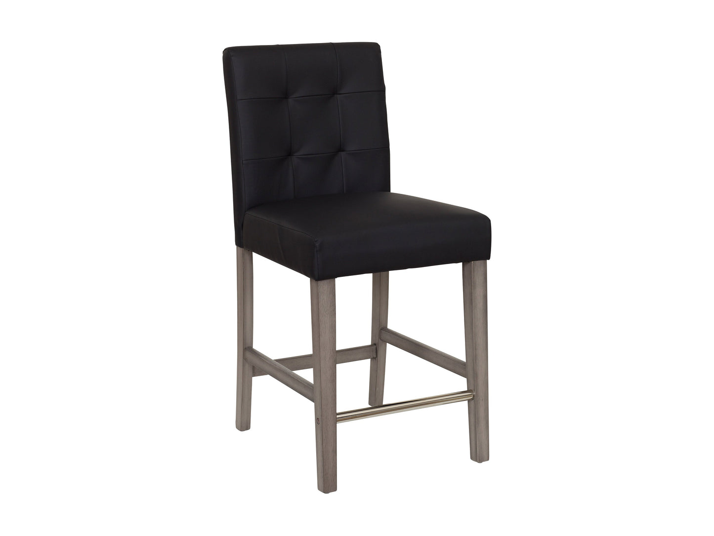 graphite black Wood Bar Stool Counter Height Leila Collection product image by CorLiving#color_graphite-black