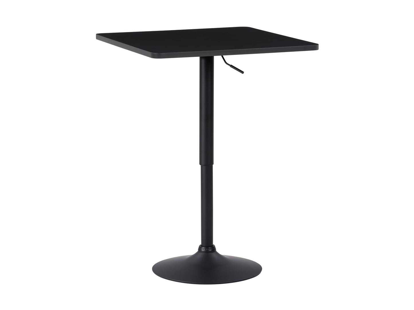 black Adjustable Height Bar Table, Square Maya Collection product image by CorLiving#color_black-and-black
