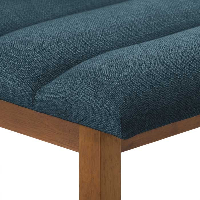 navy blue and brown Wood Bar Stools Set of 2 Lilibet Collection detail image by CorLiving#color_dpt-blue