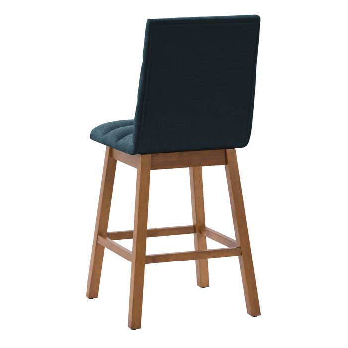 navy blue and brown Wood Bar Stools Set of 2 Lilibet Collection product image by CorLiving#color_dpt-blue