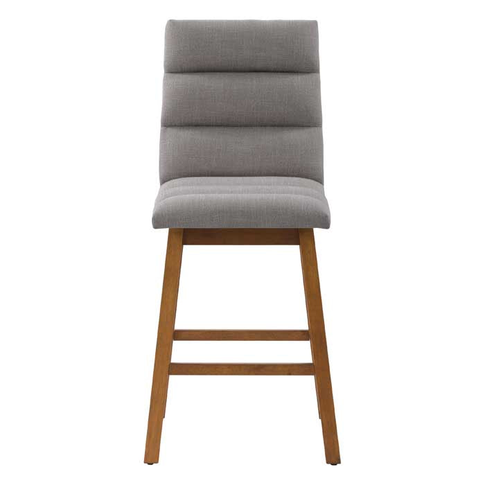 light grey and brown Wood Bar Stools Set of 2 Lilibet Collection product image by CorLiving#color_dpt-grey