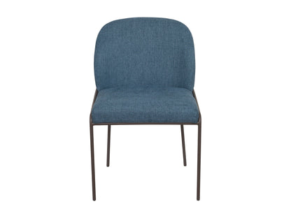 blue High Back Upholstered Dining Chairs, Set of 2 Blakeley Collection product image by CorLiving#color_blakeley-blue