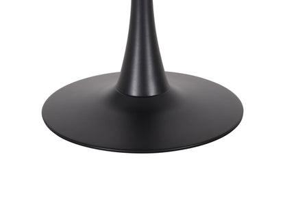 black marble Round Bistro Table 28" Ivo Collection detail image by CorLiving#color_ivo-black-marble