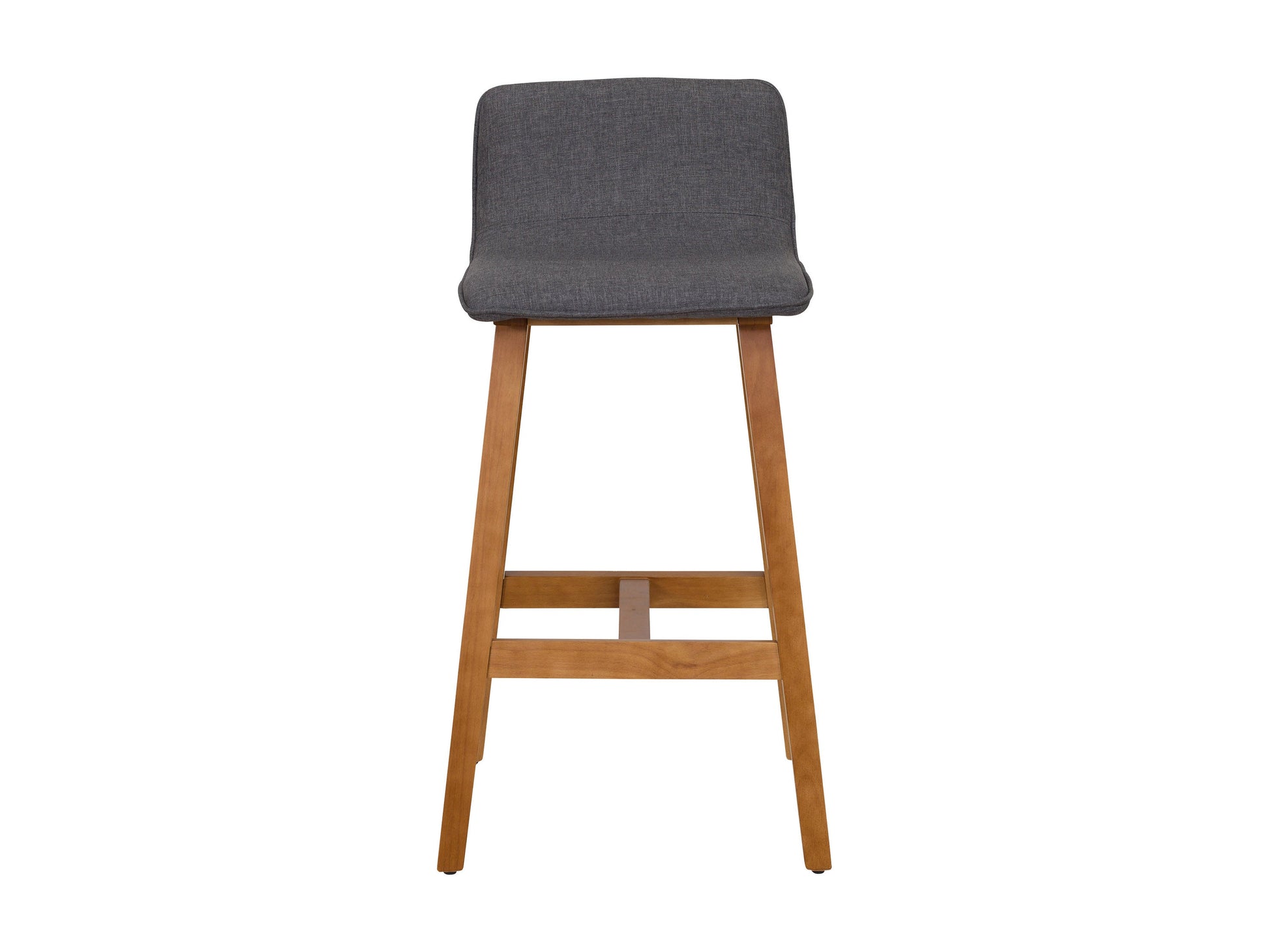 grey Wooden Bar Stools Set of 2 Bennett Collection product image by CorLiving#color_grey