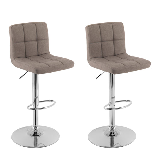 light brown Adjustable Height Bar Stools Set of 2 CorLiving Collection product image by CorLiving#color_light-brown