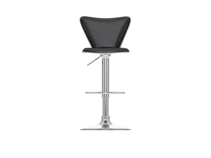black Swivel Bar Stools Set of 2 Kayden Collection product image by CorLiving#color_black