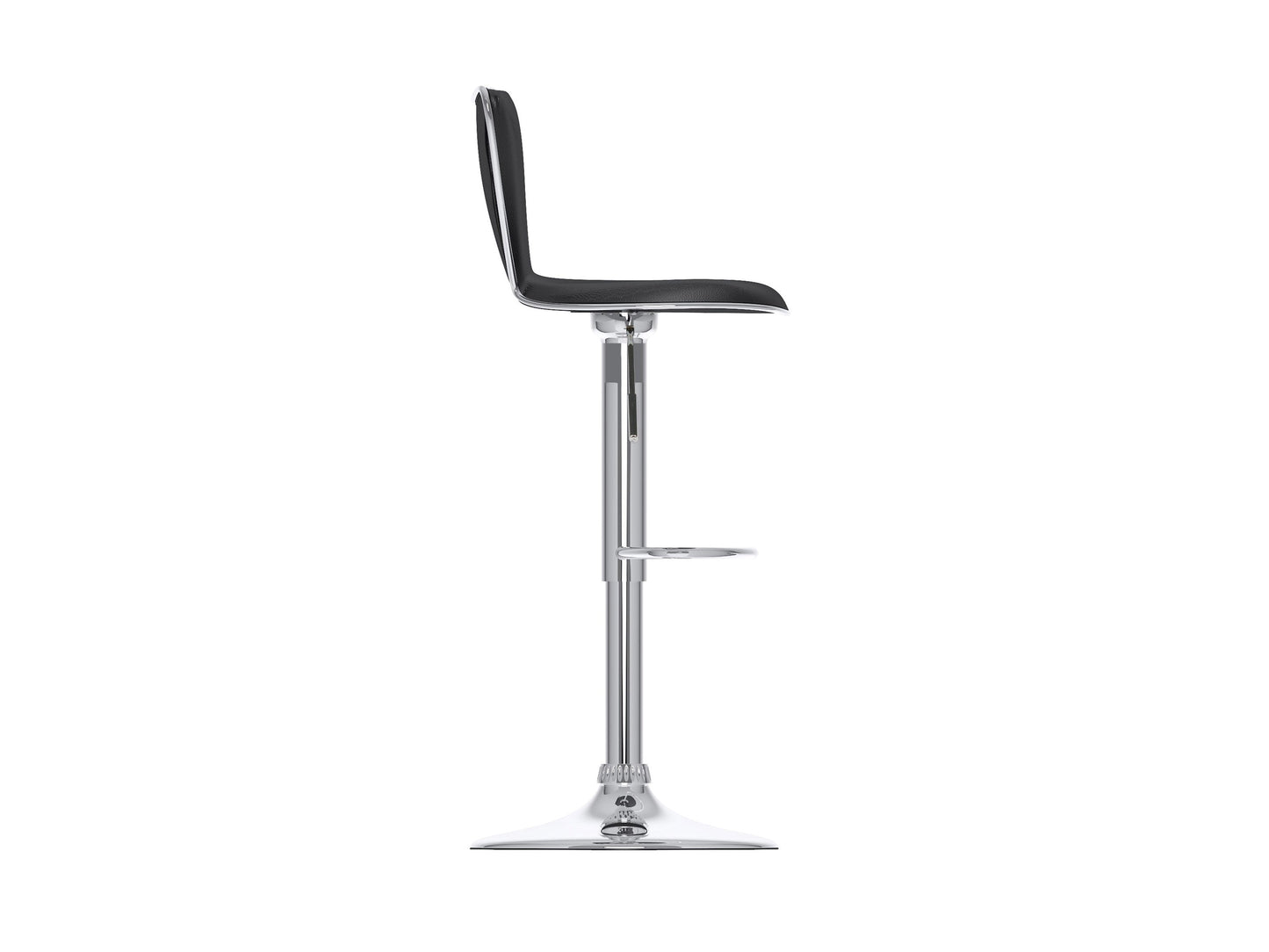 black Swivel Bar Stools Set of 2 Kayden Collection product image by CorLiving#color_black