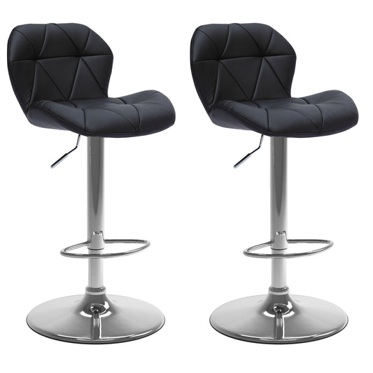 black Bar Stools with Backs Set of 2 Mateo Collection product image by CorLiving#color_black