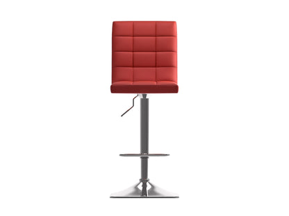 red High Back Bar Stools Set of 2 Xavier Collection product image by CorLiving#color_red