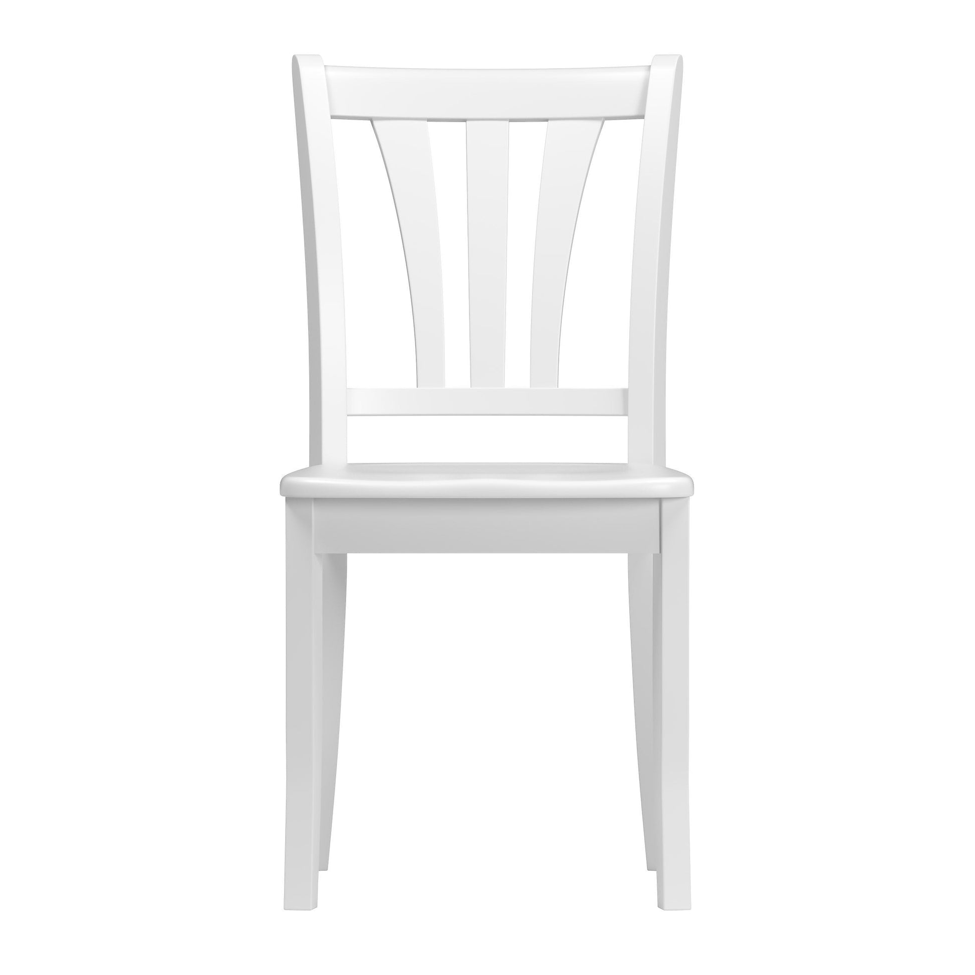 white High Back Dining Room Chairs, Set of 2 Dillon Collection product image by CorLiving#color_dillon-white