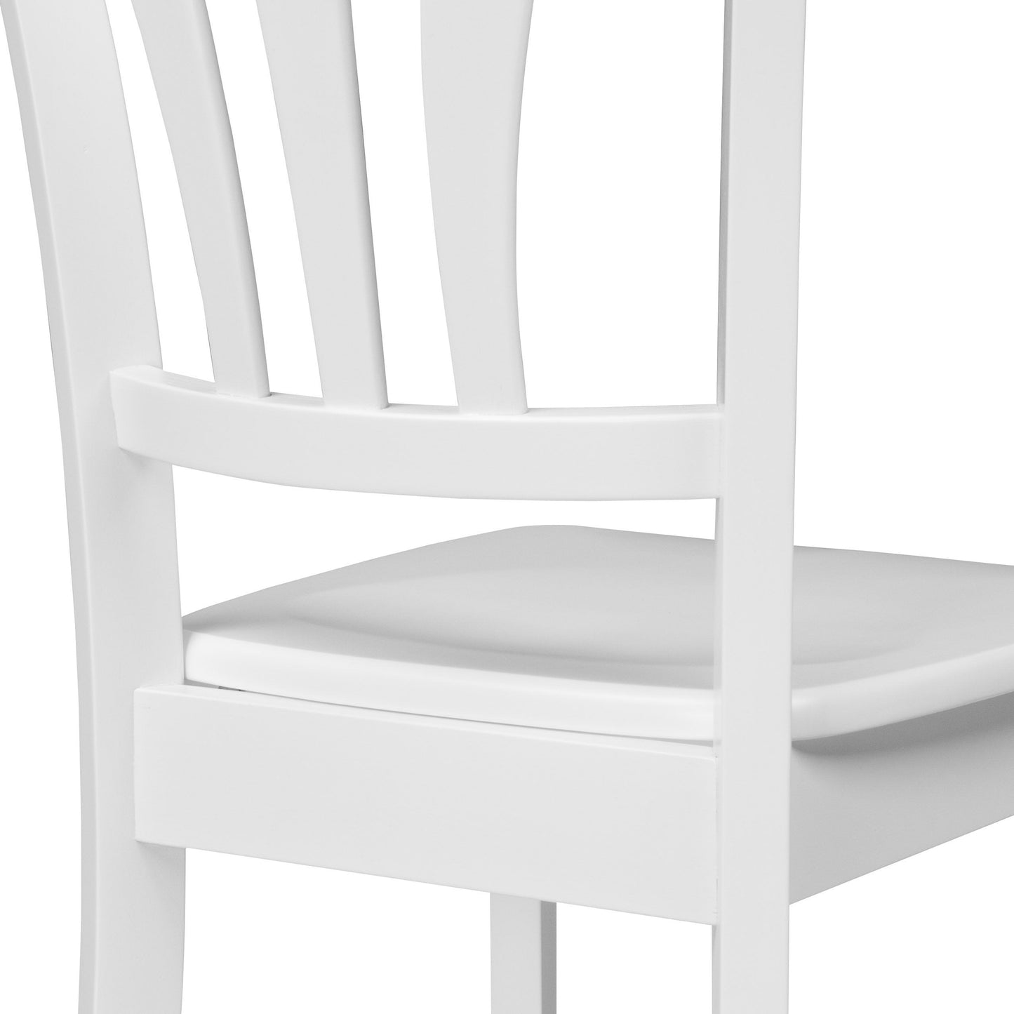 white High Back Dining Room Chairs, Set of 2 Dillon Collection product image by CorLiving#color_dillon-white