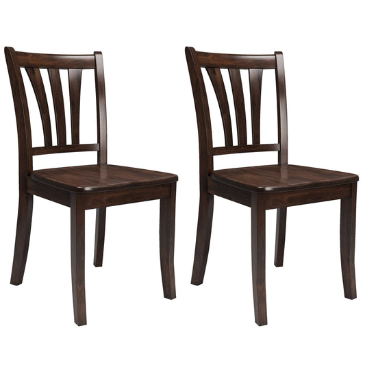 cappuccino High Back Dining Room Chairs, Set of 2 Dillon Collection product image by CorLiving#color_dillon-cappuccino
