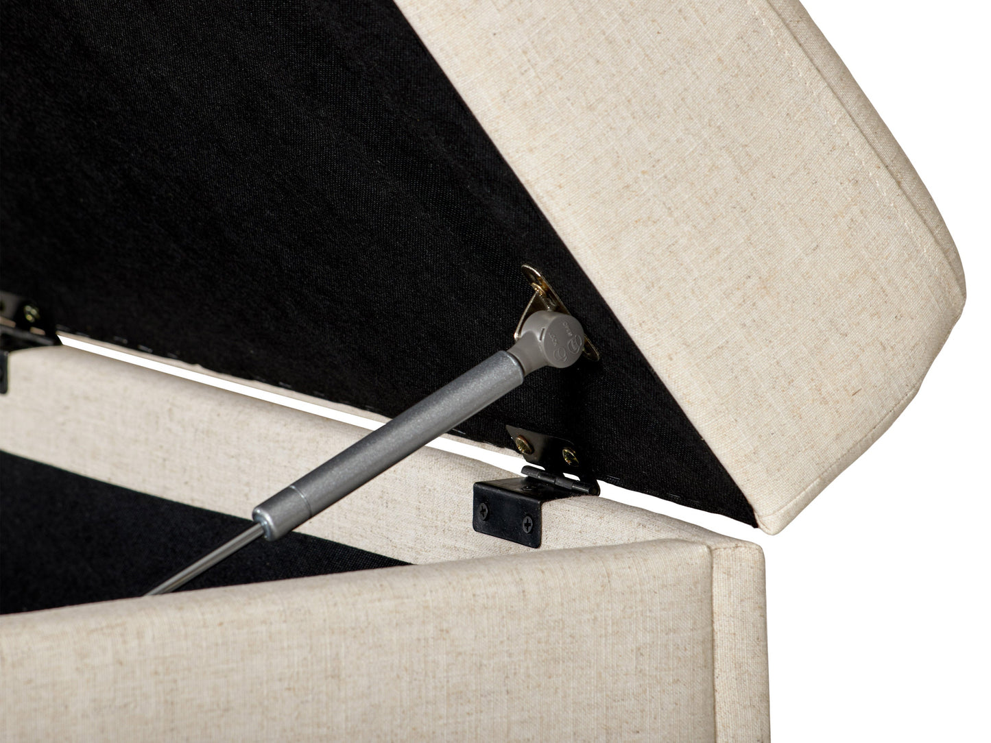 beige Large Storage Ottoman Collection detail image by CorLiving#color_aubin-beige