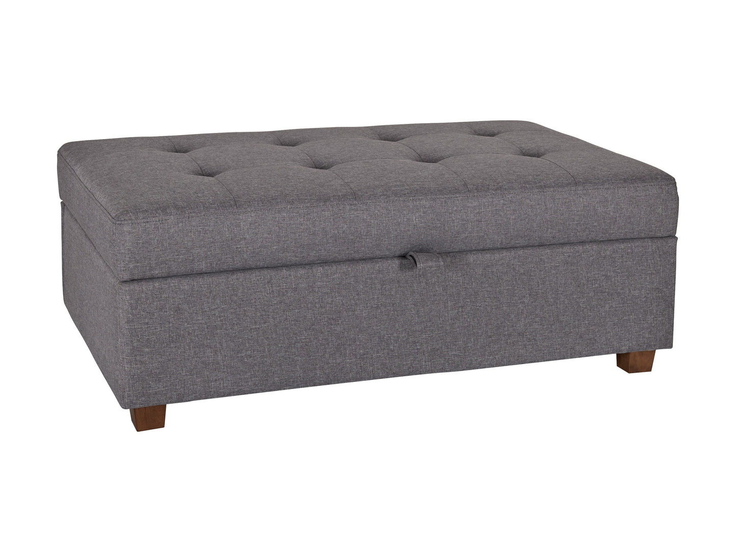 grey Large Storage Ottoman  Collection product image by CorLiving#color_aubin-light-grey