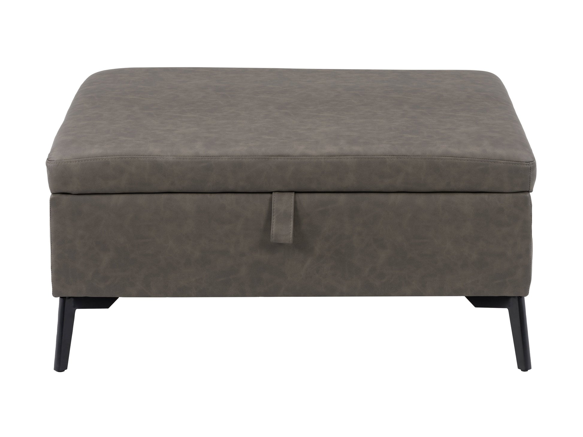 grey Mid-Century Modern Ottoman Linden Collection product image by CorLiving#color_linden-grey