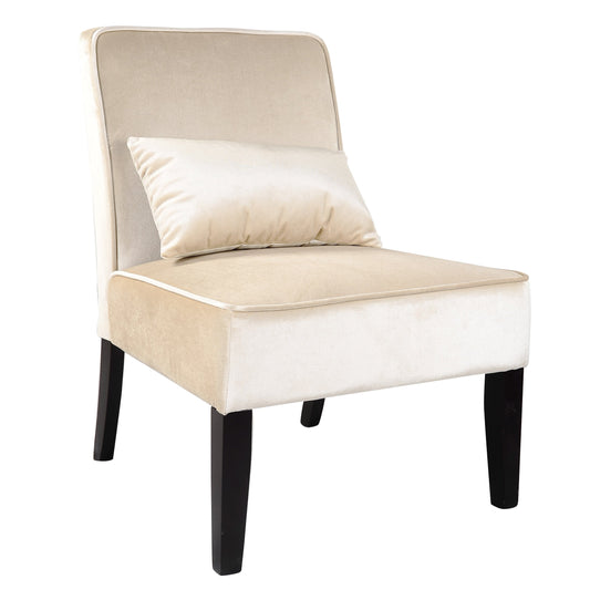 cream Lounge Chair for Bedroom CorLiving Collection product image by CorLiving#color_cream