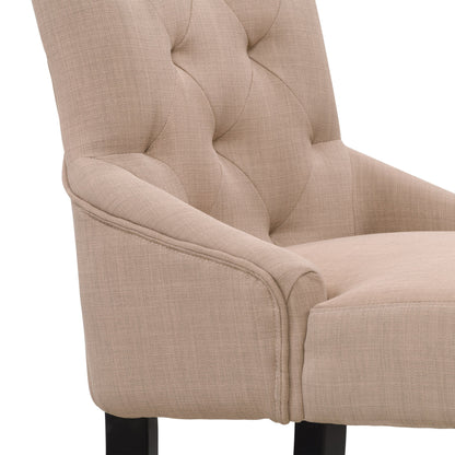 beige Accent Chairs Set of 2 Antonio Collection detail image by CorLiving#color_beige