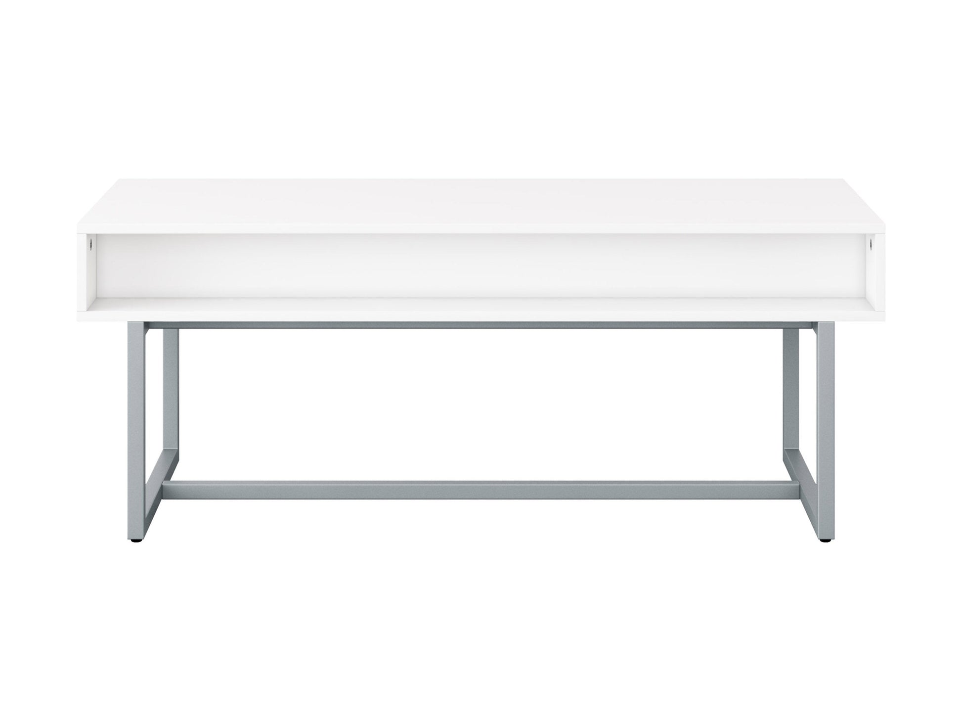 white Modern Rectangular Coffee Table Marley Collection product image by CorLiving#color_white