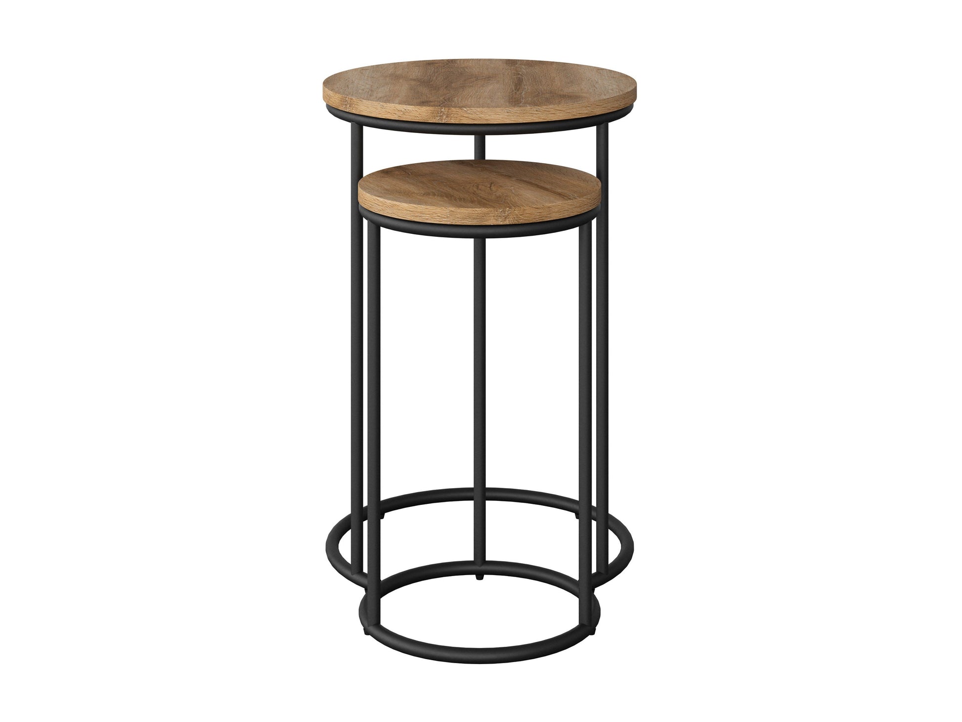 light brown Nesting Side Table Fort Worth Collection product image by CorLiving#color_fort-worth-light-wood