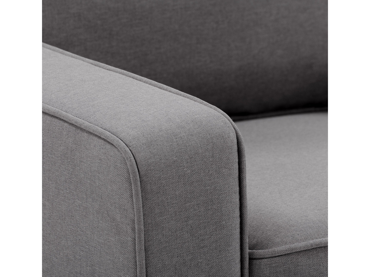 grey Mid-Century Modern Armchair Georgia Collection detail image by CorLiving#color_georgia-grey