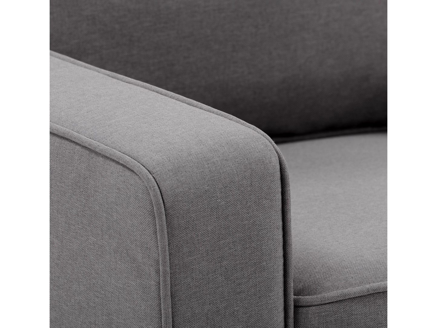 grey 2 Seater Sofa Loveseat Georgia Collection detail image by CorLiving#color_georgia-grey