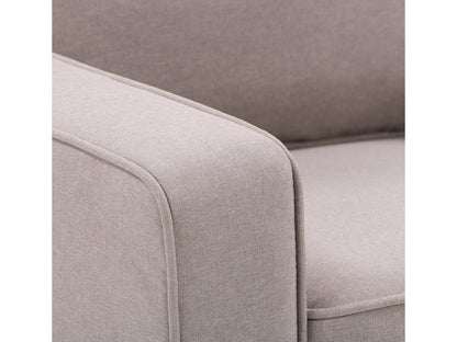 taupe Mid-Century Modern Armchair Georgia Collection detail image by CorLiving#color_georgia-taupe