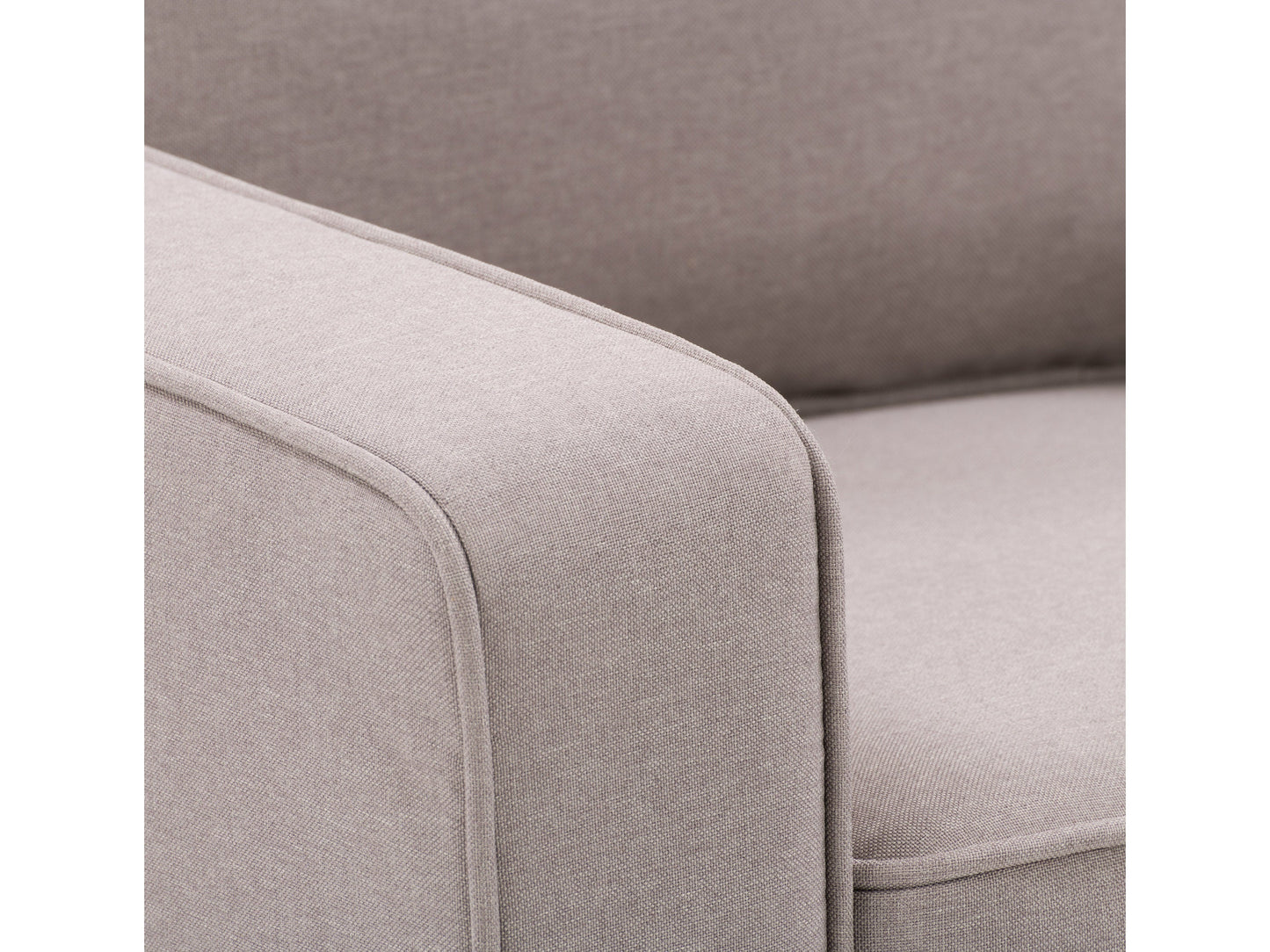 taupe 2 Seater Sofa Loveseat Georgia Collection detail image by CorLiving#color_georgia-taupe