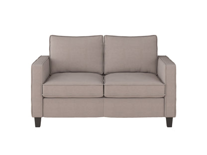 taupe 2 Seater Sofa Loveseat Georgia Collection product image by CorLiving#color_georgia-taupe